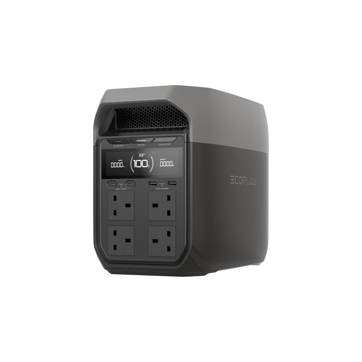 EF ECOFLOW Portable Power Station DELTA 3 Plus, 1024Wh LiFePO4 Battery
