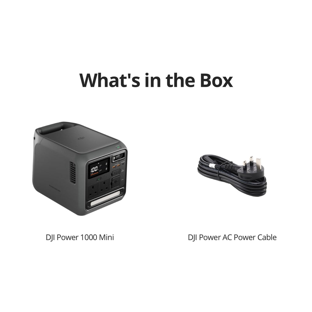 DJI Power 1000 Portable Power Station, 1024Wh LFP (LiFePO4) Battery