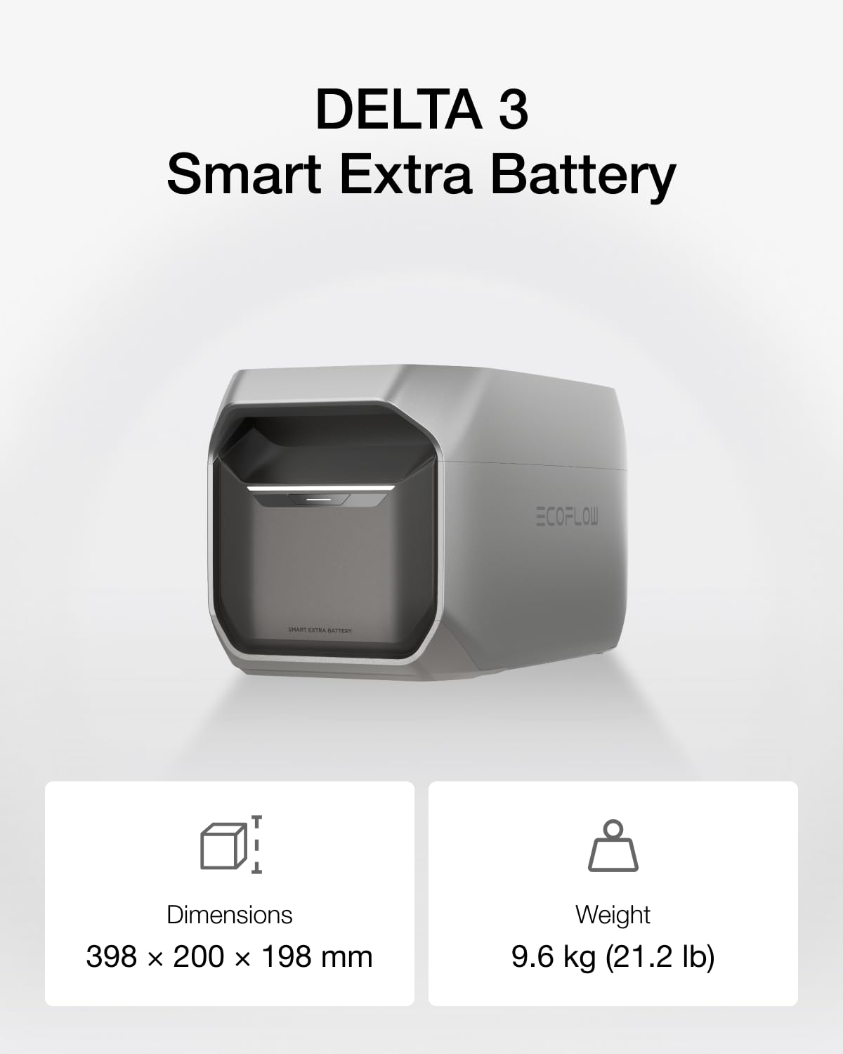 EF ECOFLOW Portable Power Station DELTA 3 Plus, 1024Wh LiFePO4 Battery