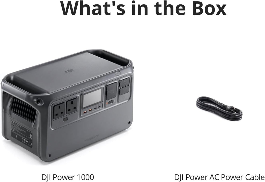 DJI Power 1000 Portable Power Station, 1024Wh LFP (LiFePO4) Battery