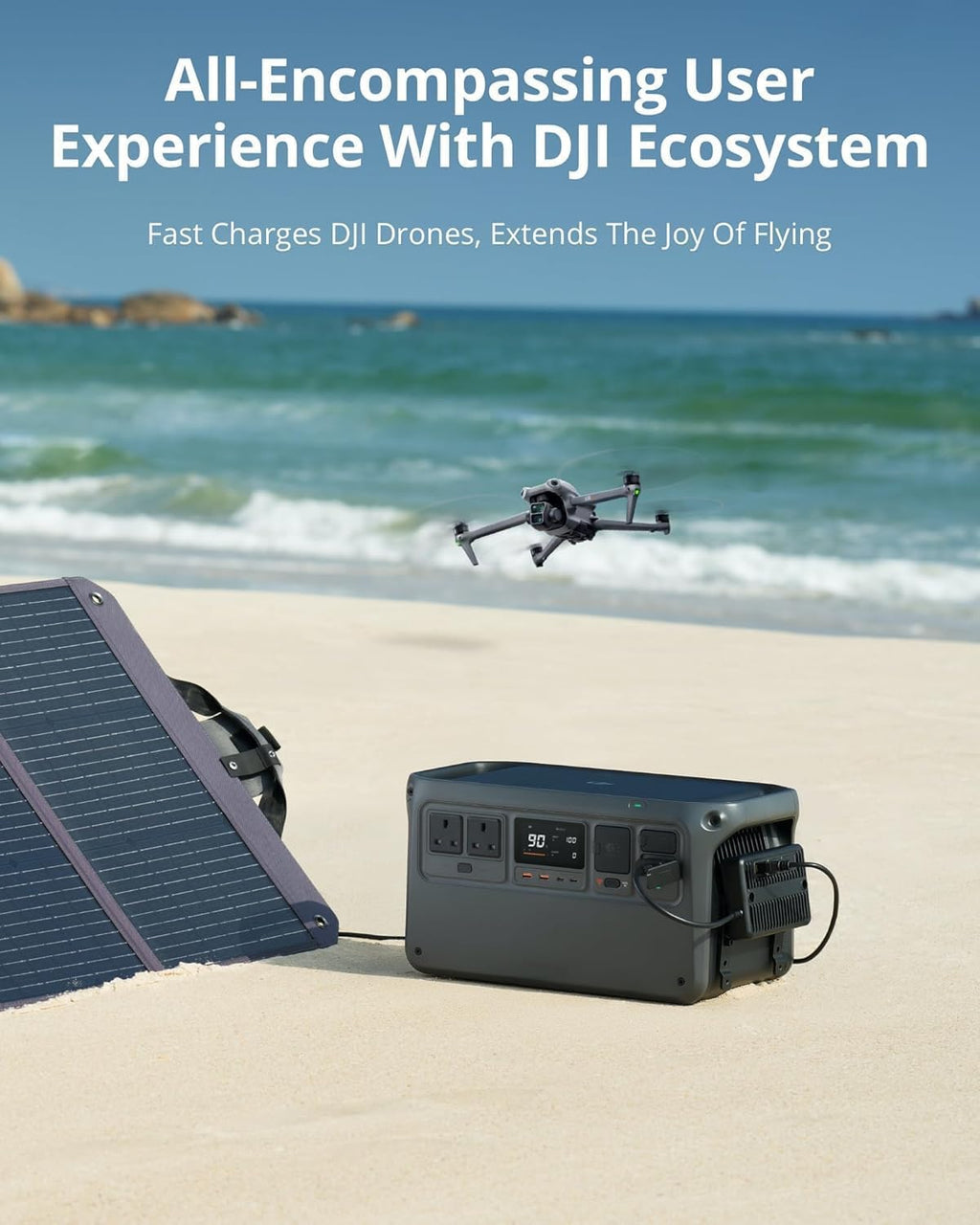 DJI Power 1000 Portable Power Station, 1024Wh LFP (LiFePO4) Battery