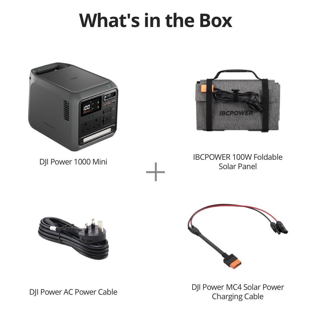 DJI Power 1000 Portable Power Station, 1024Wh LFP (LiFePO4) Battery