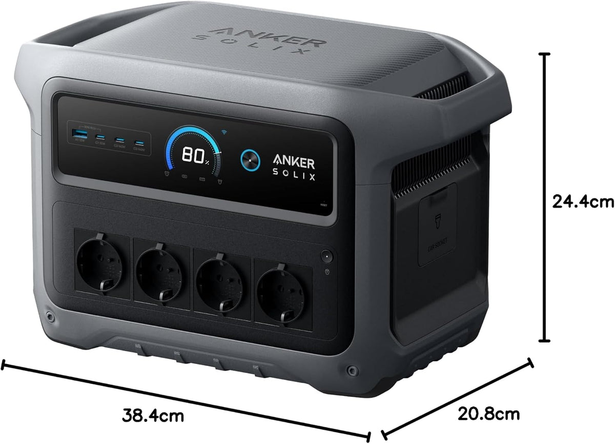 Anker SOLIX C1000 Gen 2 with AC charging cable, 2000W 1024Wh Power Station